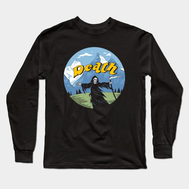 The Sound of Death Long Sleeve T-Shirt by Vincent Trinidad Art